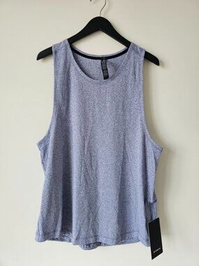 NWT LULULEMON HOSB Heathered Blue License To Train Tank Top Shirt Men's XL